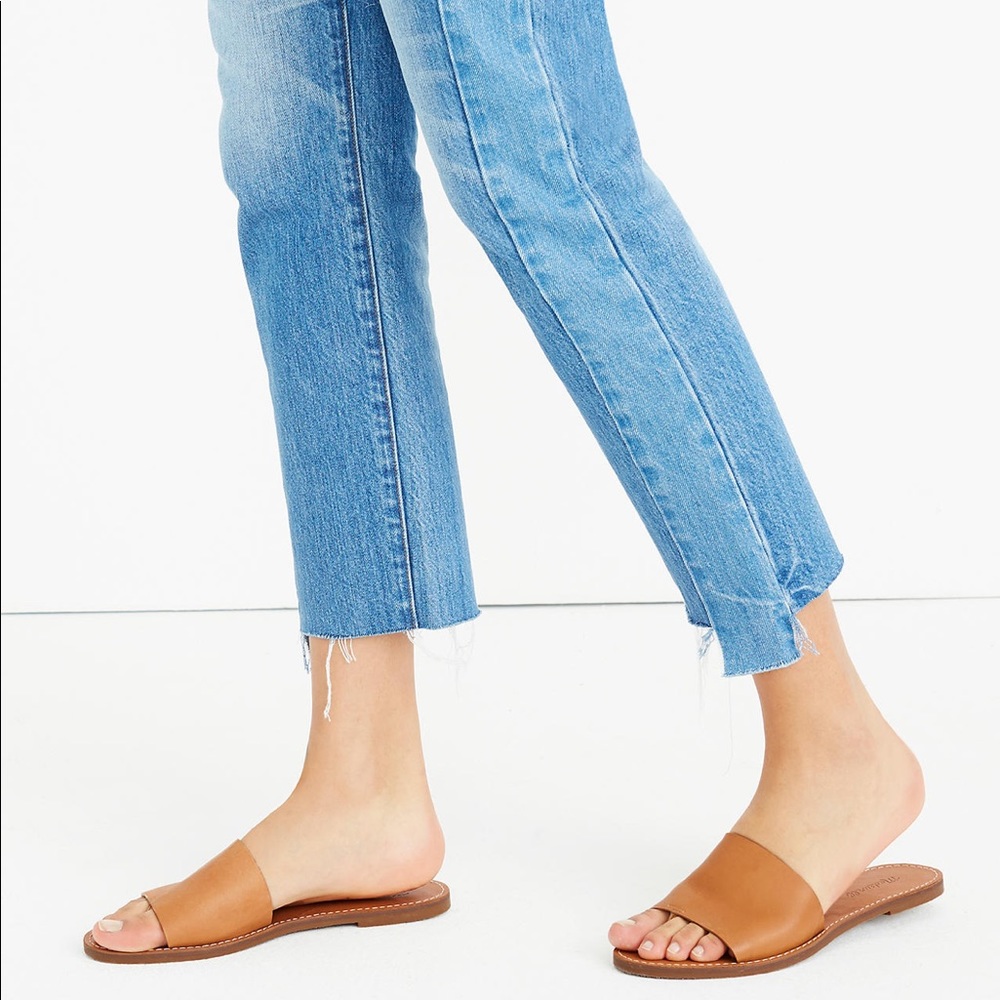🔆NEW🔆 Madewell Cognac Slide Sandals Size 5 (35)
